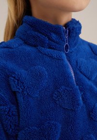 WE Fashion Fleecová mikina - blue
