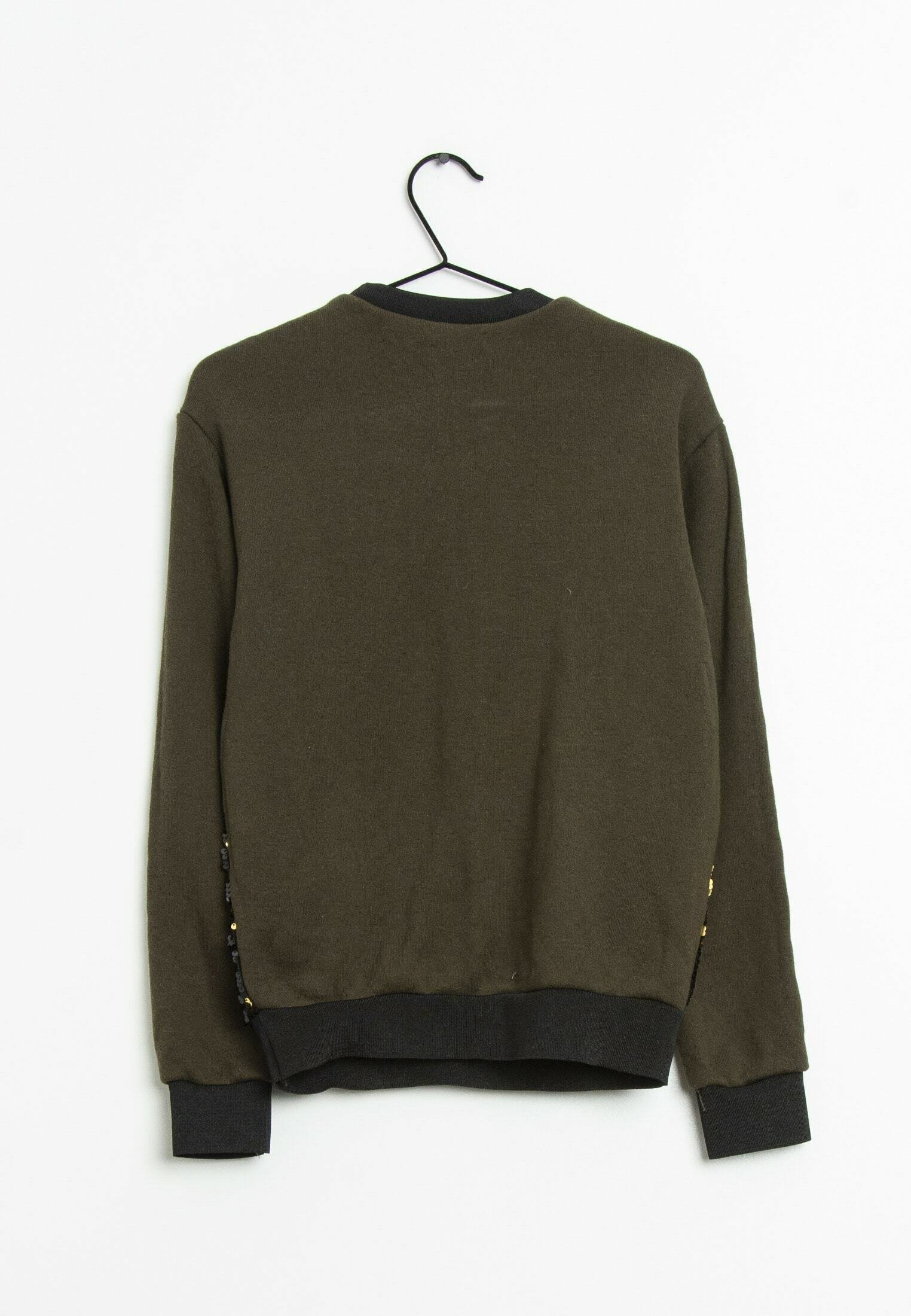 sandro green sweater