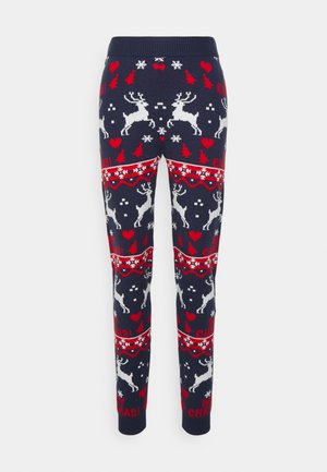VILA, VIANNA REINDEER CHRISTMAS - Pantaloni sportivi - navy