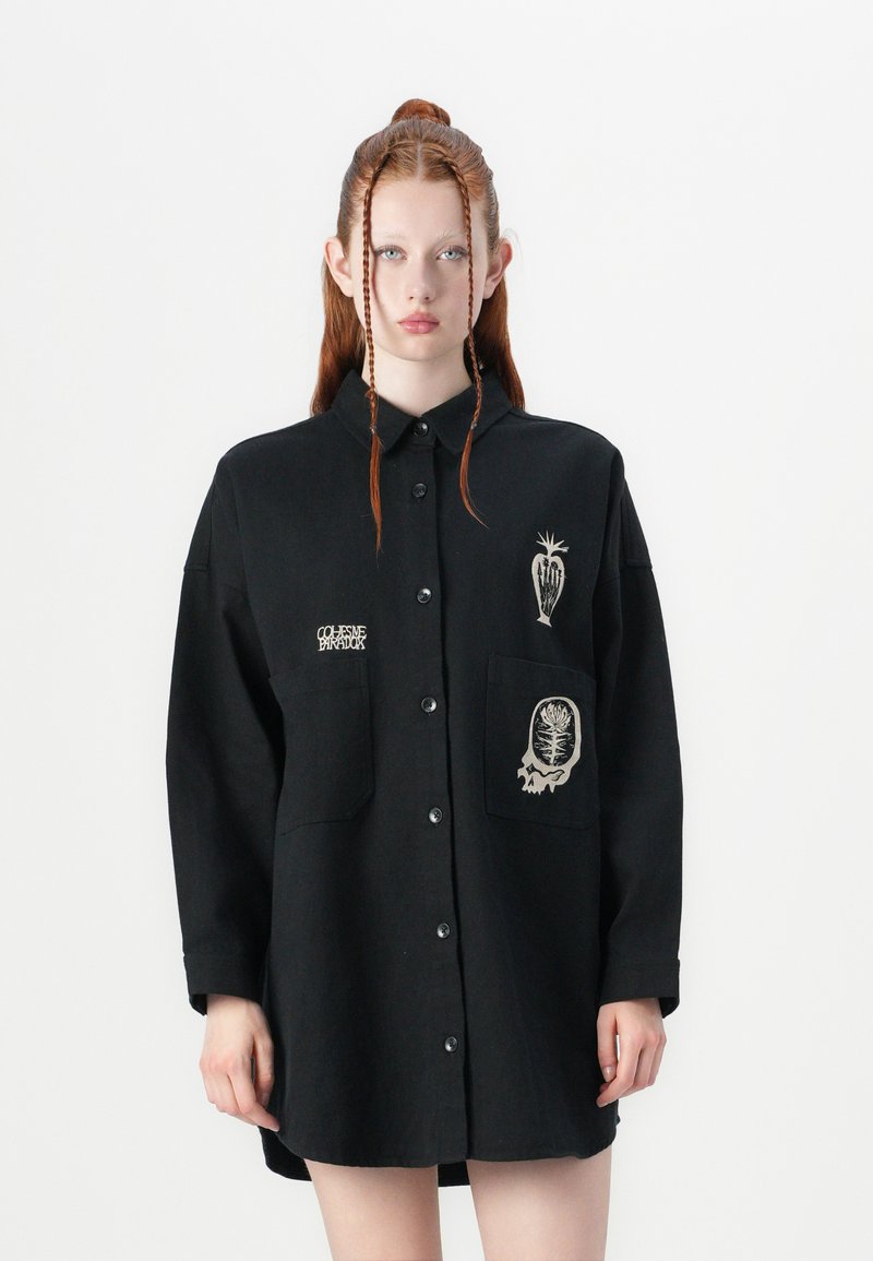 Volcom FA VADERETRO - Rochie tip cămașă - black