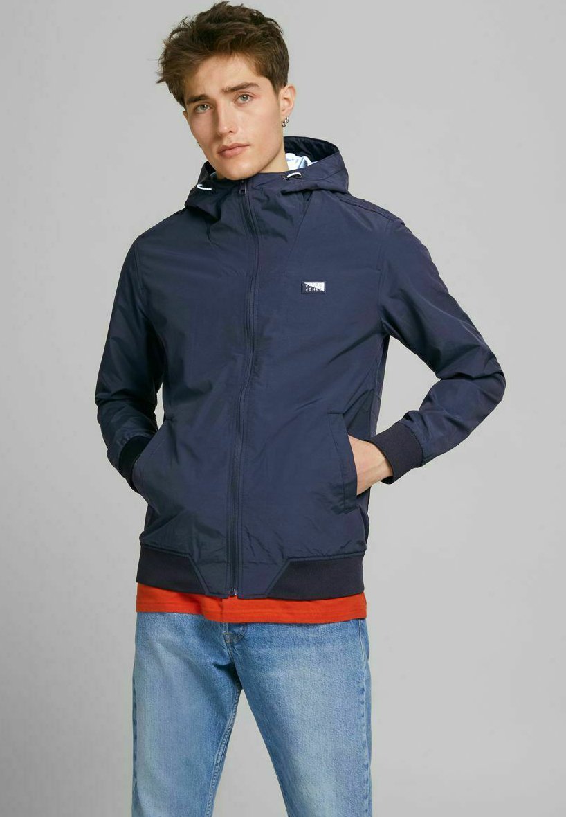 JACK & JONES Herren Übergangsjacke – Regular Fit Jeansjacke Aus Baumwollmix