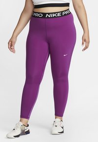 Nike Performance PLUS - Leggings - viotech/black/white