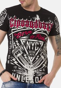 Cipo & Baxx T-Shirt print - black