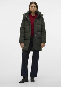 Vero Moda VMGRETAKYLIE COATED NOOS - Abrigo de invierno - peat