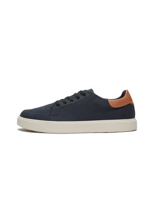 LOW SNEAKER - Casual lace-ups - black canvas