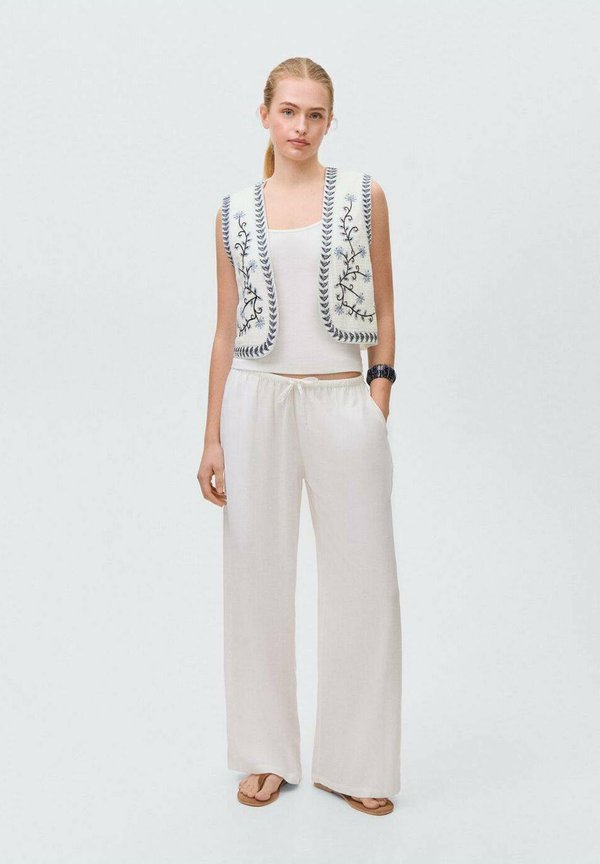 TEEN PETAL - Weste - blanc cassé