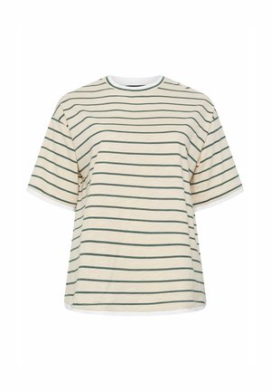 Yours Clothing, PLUS SIZE CASUAL TOPS - T-shirts print - natural