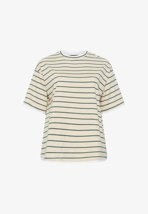 Yours Clothing, PLUS SIZE CASUAL TOPS - T-shirts print - natural