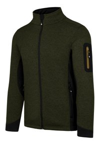 normani Outdoor Sports OUTDOOR ÜBERGANGS STRICKJACKE MIT SEITENTASCHEN - Fleecejacke - oliv