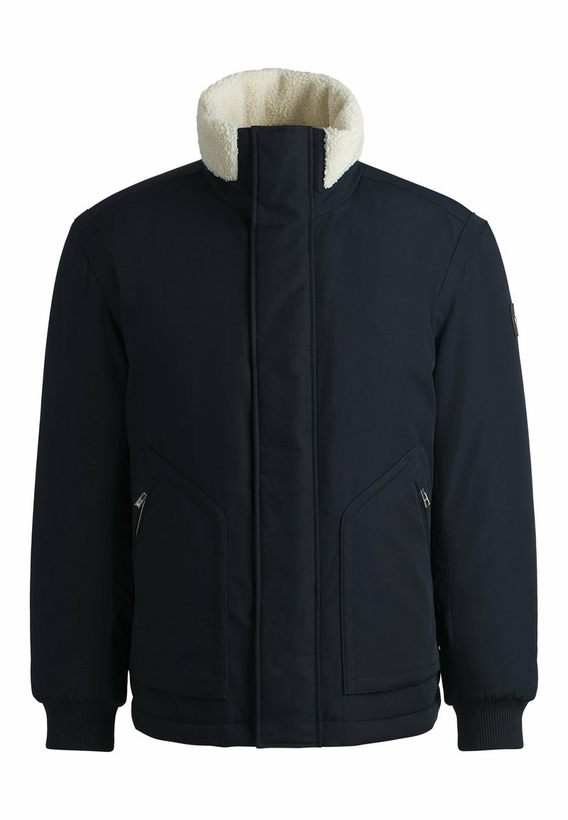 Boss Winterjas donkerblauw Boss Winterjas donkerblauw