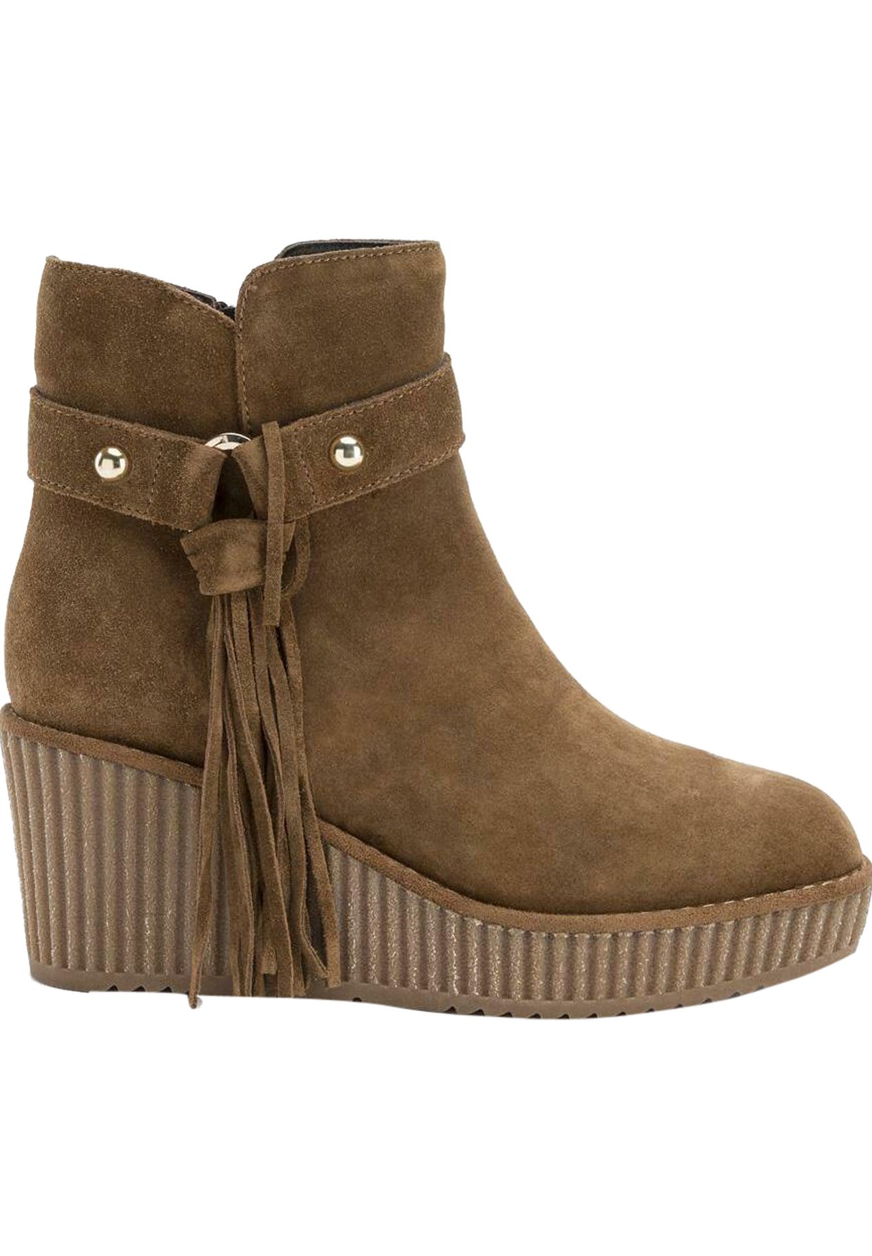 Alma en Pena Botines de cuña - camel - Zalando.es