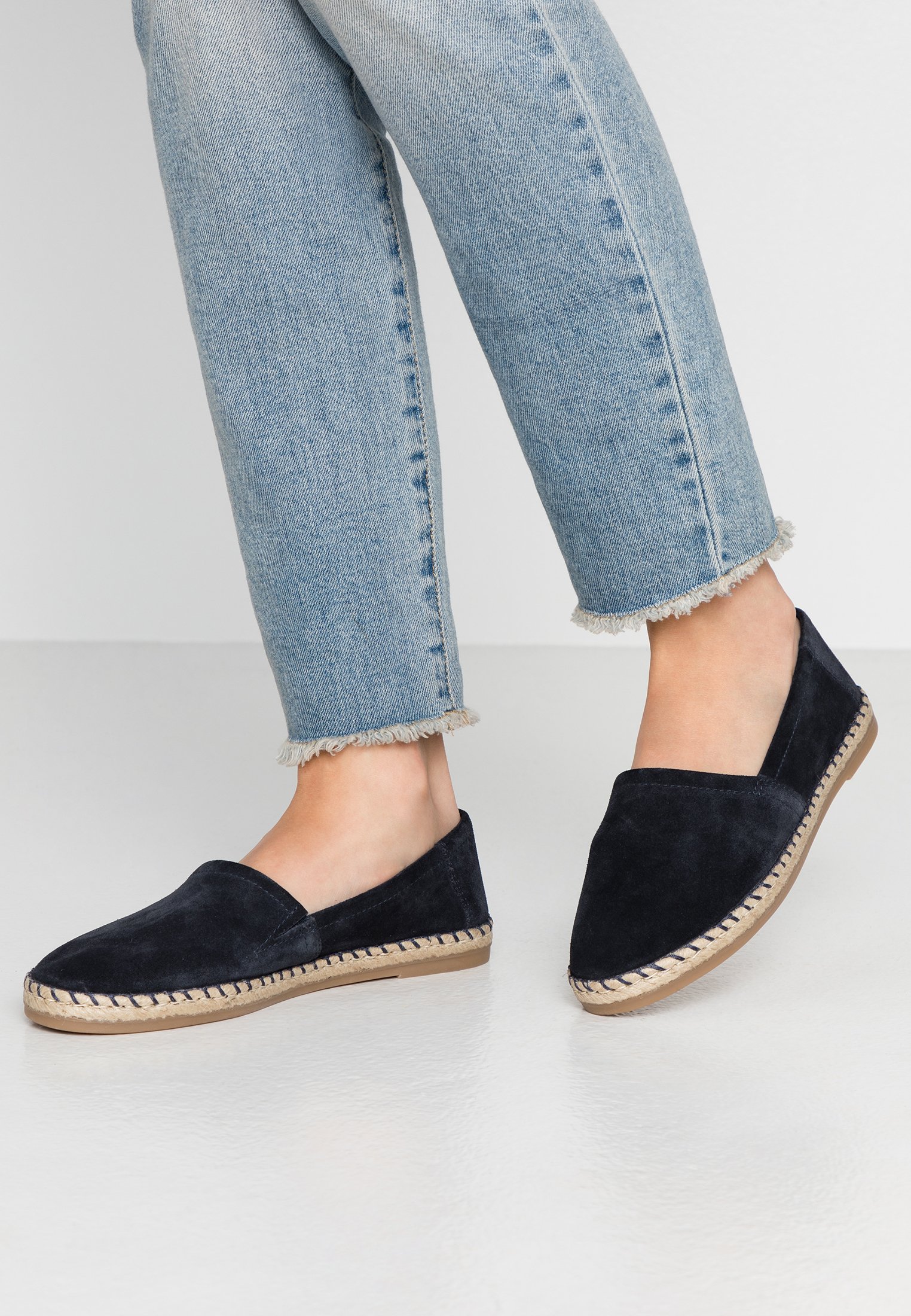 dark blue espadrilles