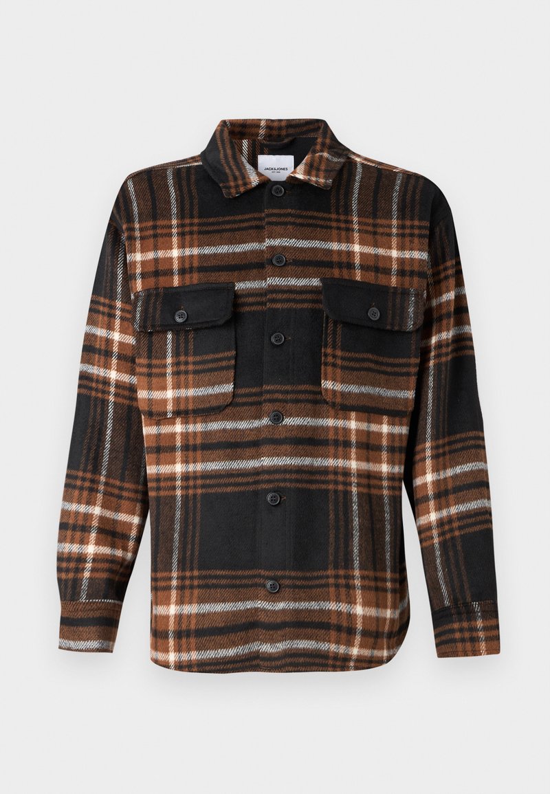 Jack & Jones Over Relaxed Fit - Camisa - monks robe/marrón - Zalando.es