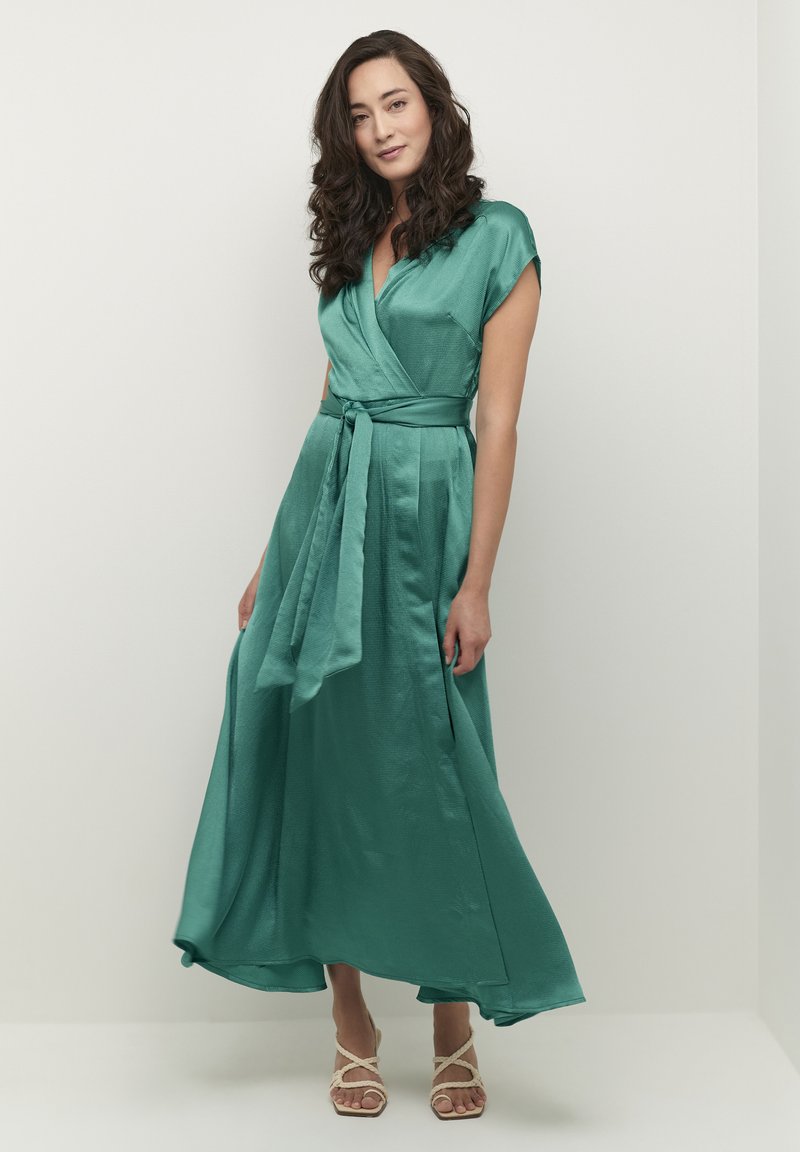 Cream LORETTA ZALLY Cocktail dress / Party dress columbia/green