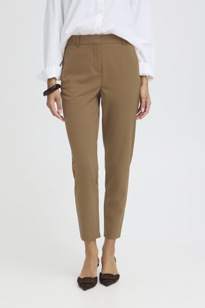 b.young BYDANTA CROP - Pantalones chinos - toasted coconut