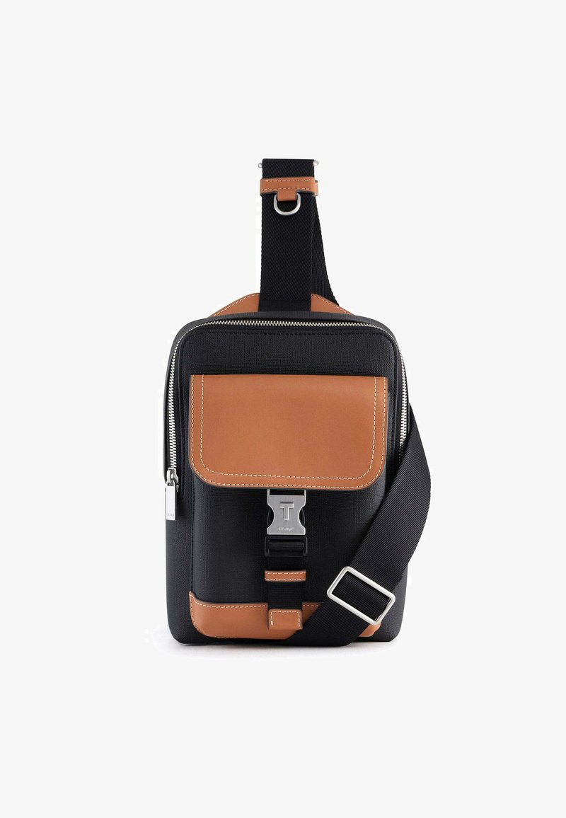 Le Tanneur MAURICE - Borsa a tracolla - noir tan