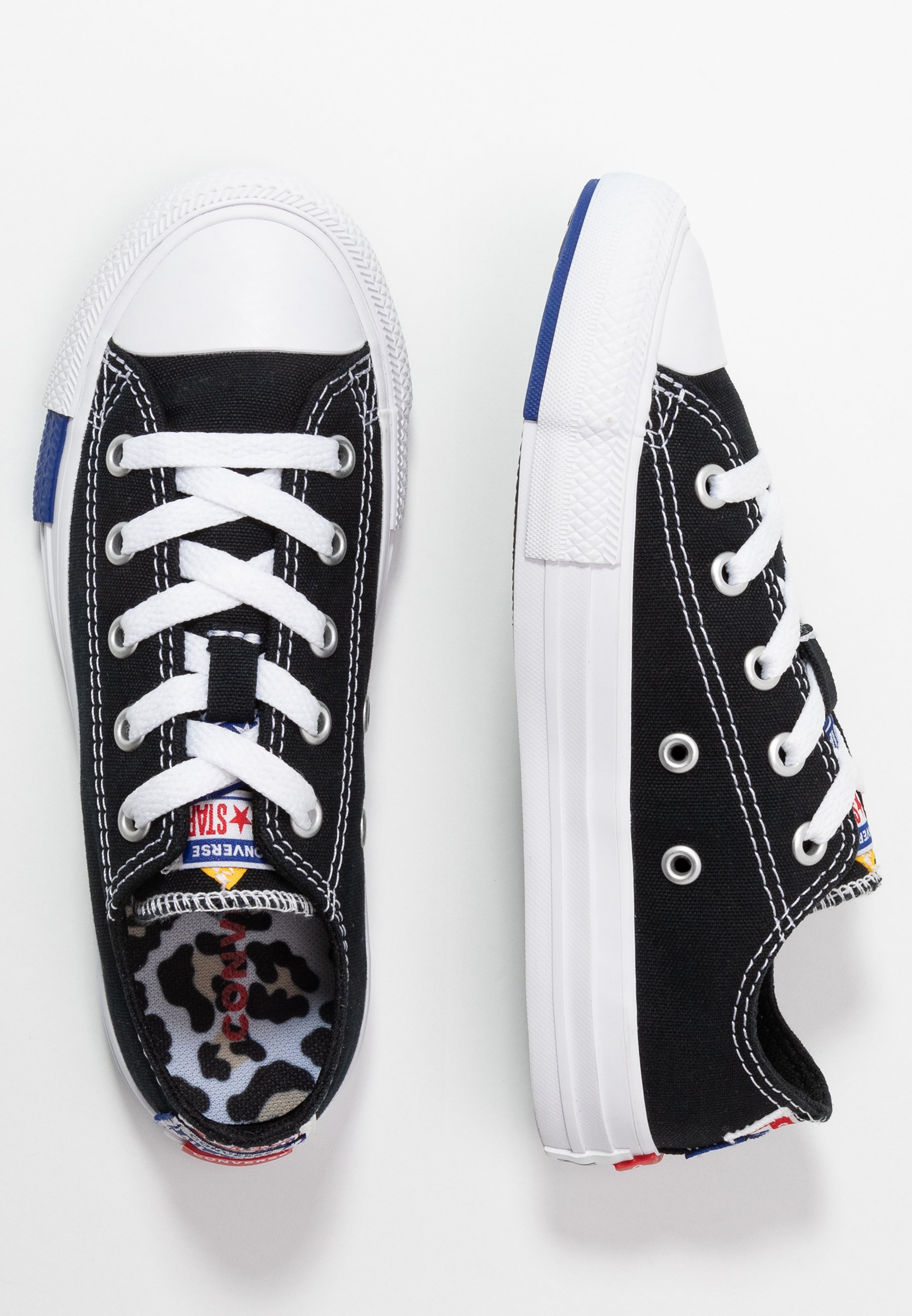 Converse Chuck Taylor All Star Logo Play Baskets Basses Black Rush Blue University Red Noir Zalando Es
