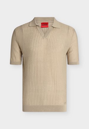 HUGO, SEEMANT - Poloskjorter - medium beige