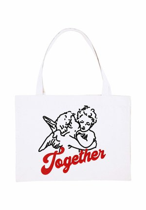 TOGETHER PRINT - Cabas - white