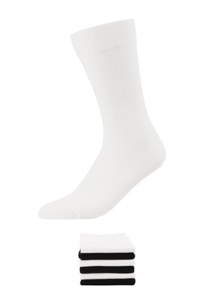 7 PACK - Socks - white/black