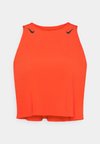 CROP TANK - Tops - light crimson/black