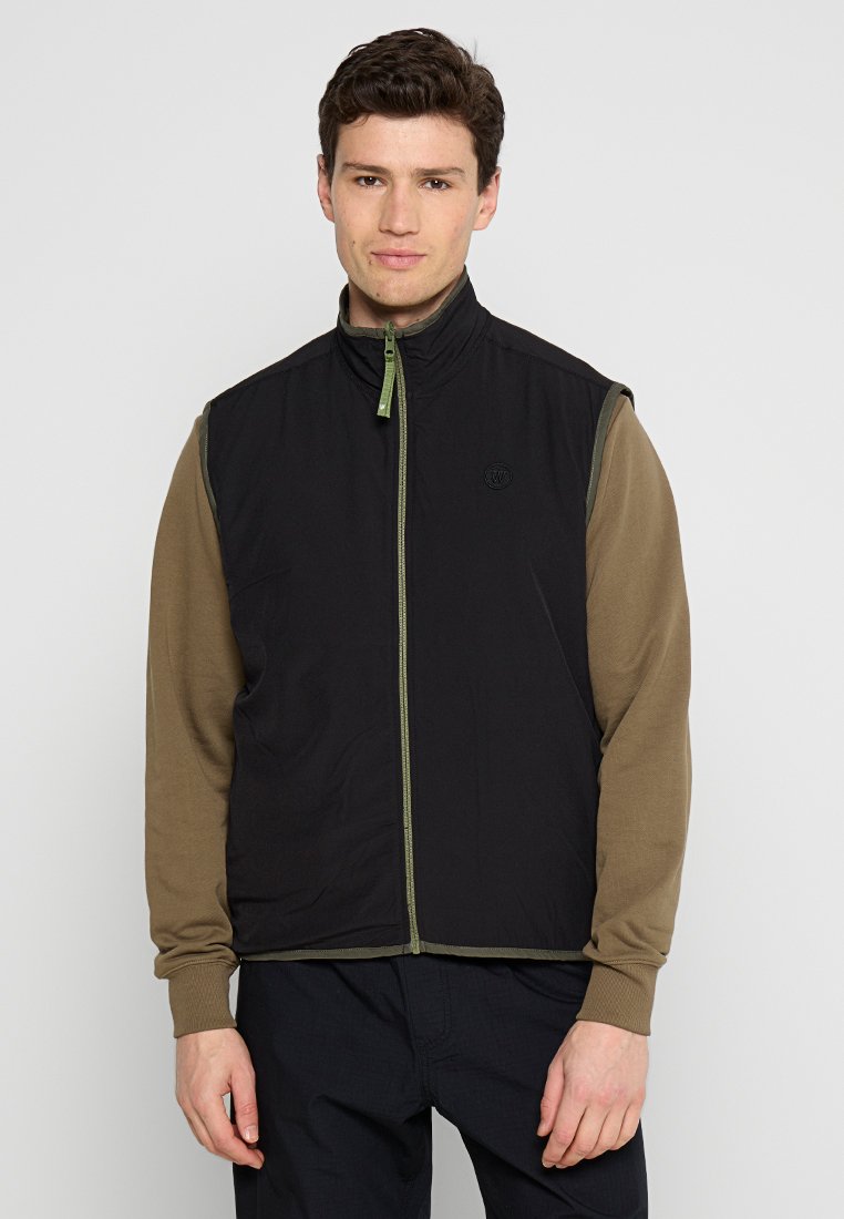 DOUBLE A BY W.W. Bodywarmer zwart