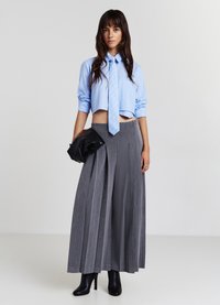 Calliope CROP  - Chemisier - var celeste