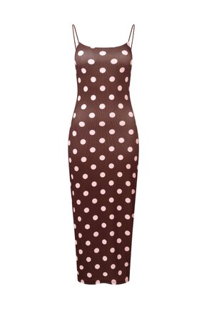 Cloud 5ive, MAXI DRESS - Jumper dress - brown white