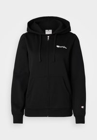 Champion GRAPHIC FULL ZIP HOODIE - Mikina so zipsom - black