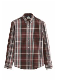 EASY IRON BUTTON DOWN OXFORD - Hemd - burgundy red madras check