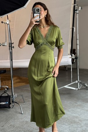 MAY DRESS - Robe de soirée - green