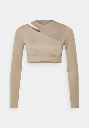 HYPERGLAM TRAINING LONGSLEEVE TEE WOMEN - Maglietta a manica lunga - chalkybrn