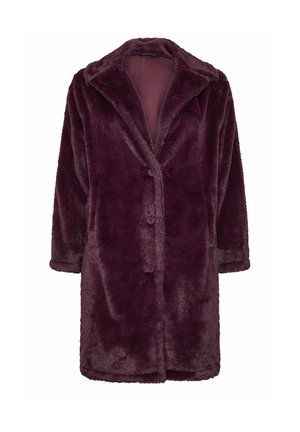 Yours Clothing, PLUS SIZE FAUX FUR COATS - Manteau d'hiver - purple