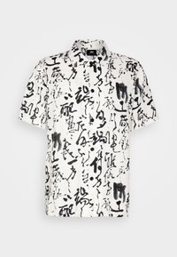 Edwin PRIVATE LETTER SHIRT UNISEX - Pogājama blūze - white/black