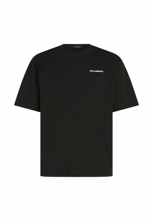 KARL LAGERFELD, KARL LAGERFELD T-SHIRT RUE ST-GUILLAUME SKETCHES - T-shirt con stampa - black