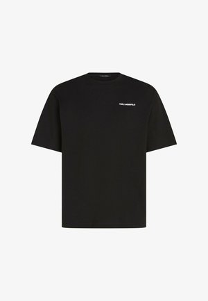 KARL LAGERFELD, KARL LAGERFELD T-SHIRT RUE ST-GUILLAUME SKETCHES - Camiseta estampada - black