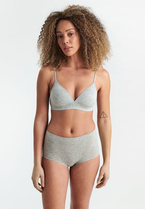Lindex SEAMLESS - Soutien-gorge triangle - light grey melange