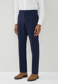 Hackett London - BRUSHED - Pantalones chinos - navy Imagen en miniatura 1