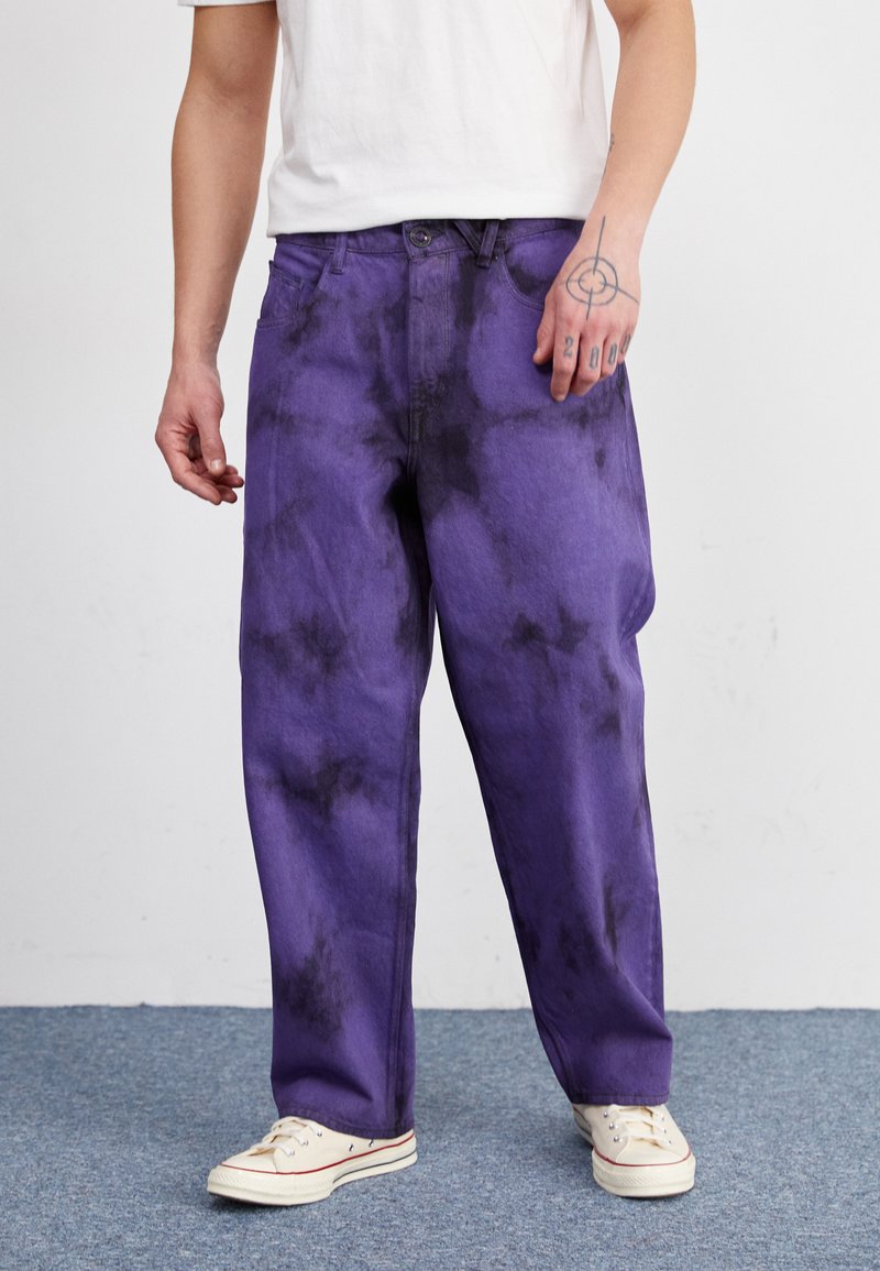 Volcom BILLOW - Jeans loose fit - deep purple