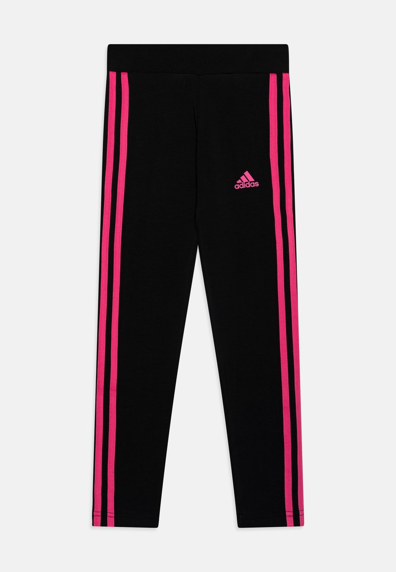 adidas Performance JUNIOR - Leggings - black/pulse magenta