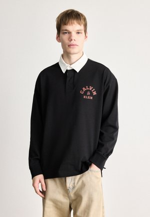 COMPACT RUGBY POLO - Mikina - black