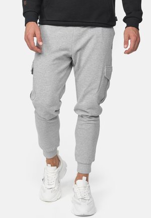 INDICODE JEANS BENDNER - Cargohose - grey mix