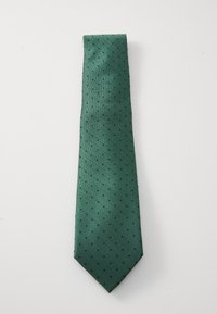 HERRINGBONE DOT TIE - Slips - green