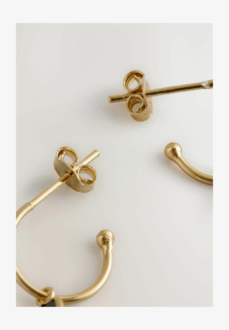 Next CHARM HOOP Earrings gold plated sterling silver/gold