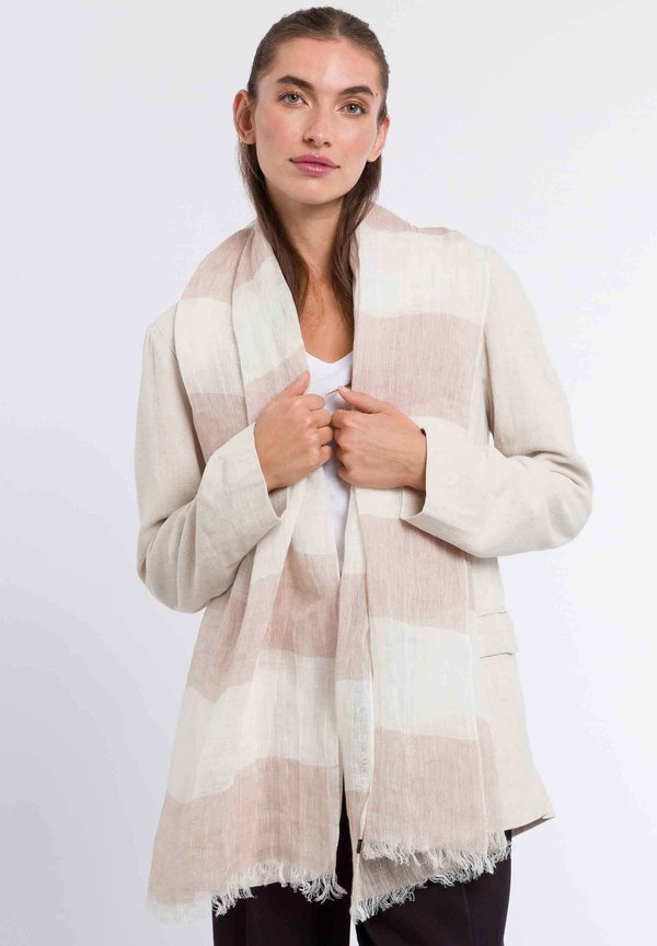 STRIPES - Schal - powder rose