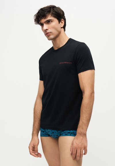 Emporio Armani CREW NECK 2 PACK - Потник - black
