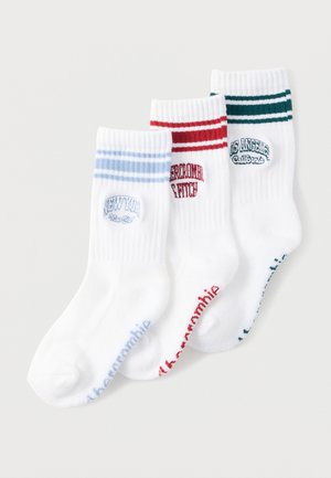 VARSITY CREW UNISEX 3 PACK - Nogavice - white/red/blue