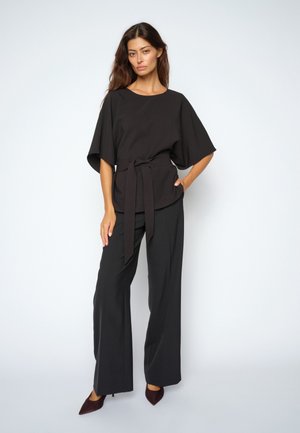 Mos Mosh, MMLEYA MILEY PANT - Nohavice - black