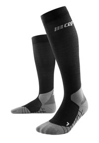 CEP LIGHT MERINO HIKING COMPRESSION SOCKS KNEE-HIGH MEN - MADE IN GERMANY - Kniestrümpfe - black