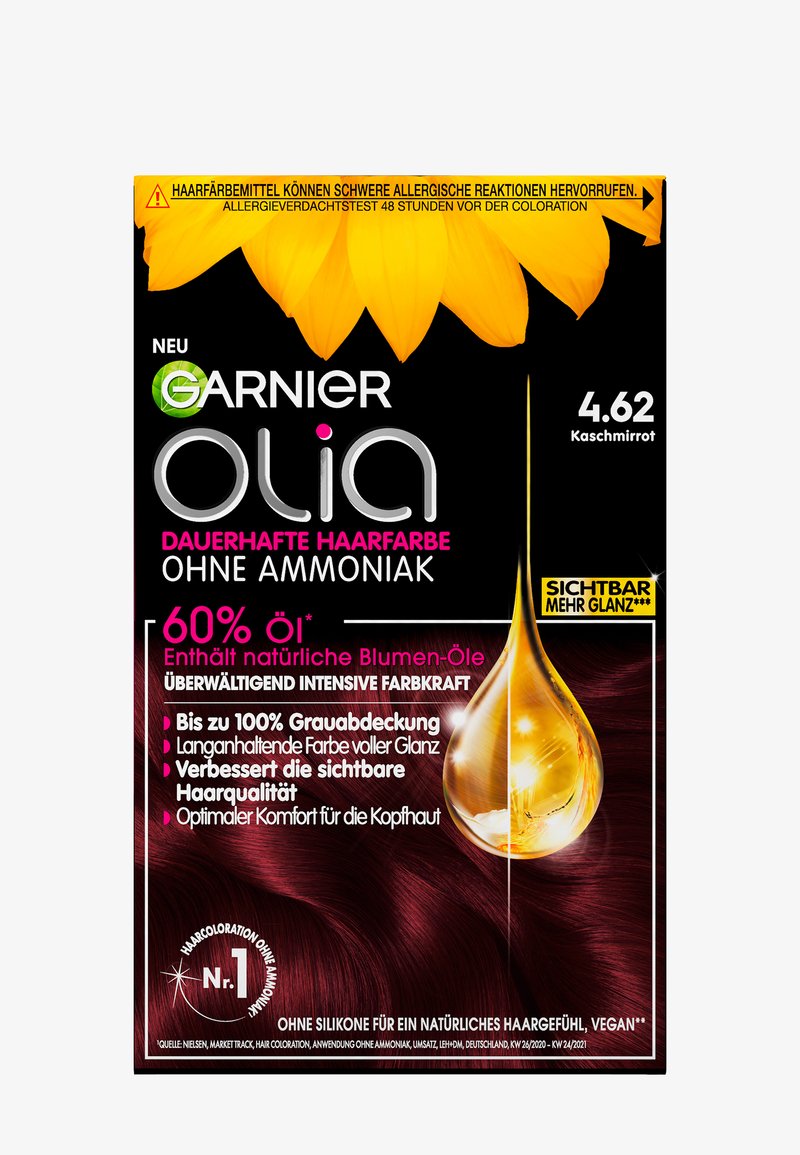 Garnier OLIA PERMANENT HAIR COLOR - Tinte capelli - dark garnet red